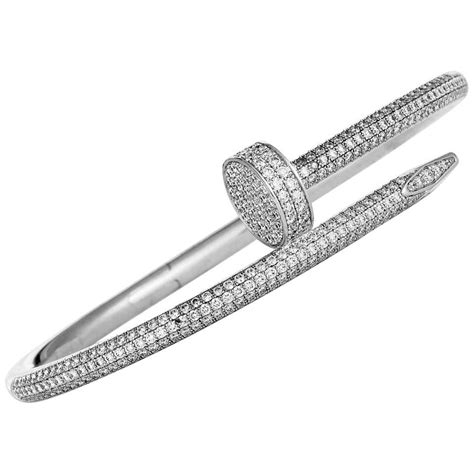 cartier bracelet diamond clou